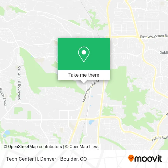 Tech Center II map