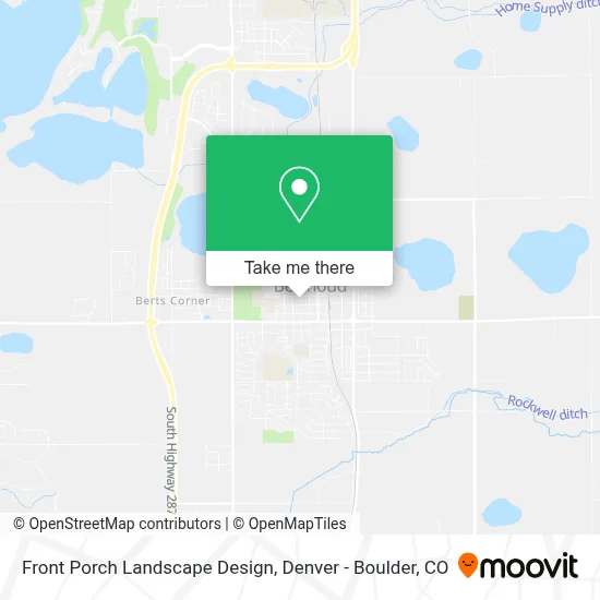 Front Porch Landscape Design map