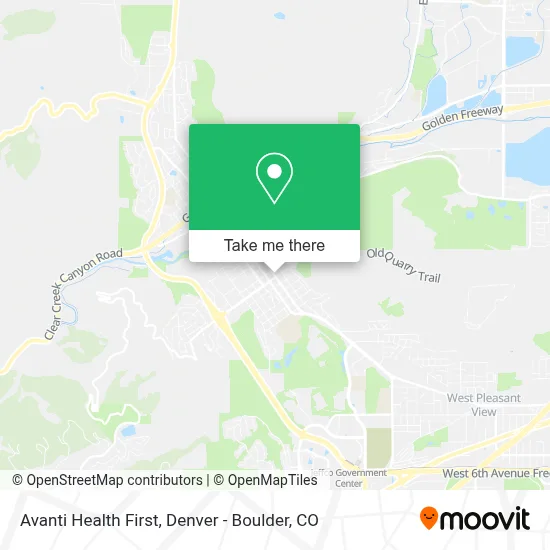 Avanti Health First map
