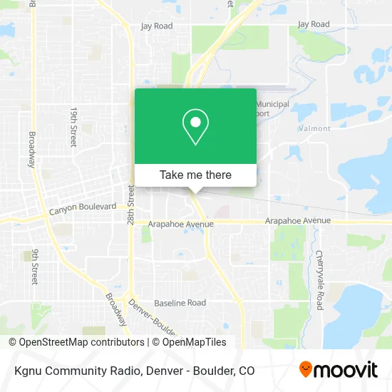 Kgnu Community Radio map