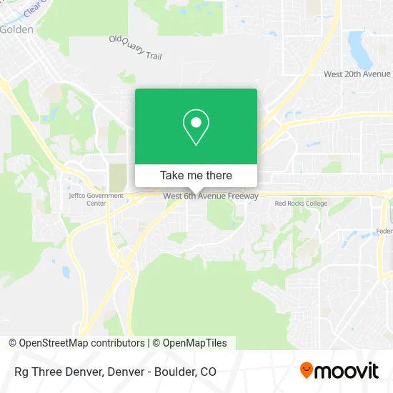 Rg Three Denver map