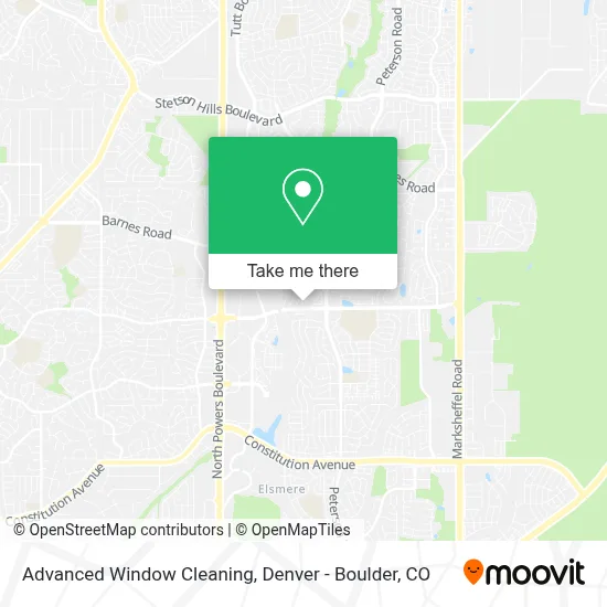 Advanced Window Cleaning map
