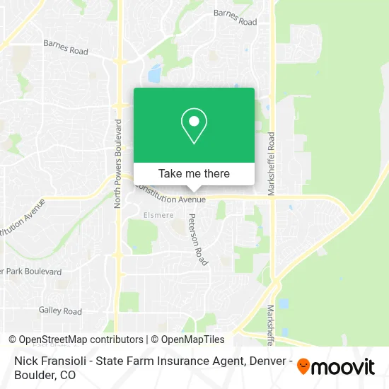 Nick Fransioli - State Farm Insurance Agent map