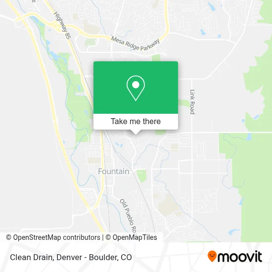Clean Drain map