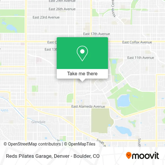 Reds Pilates Garage map