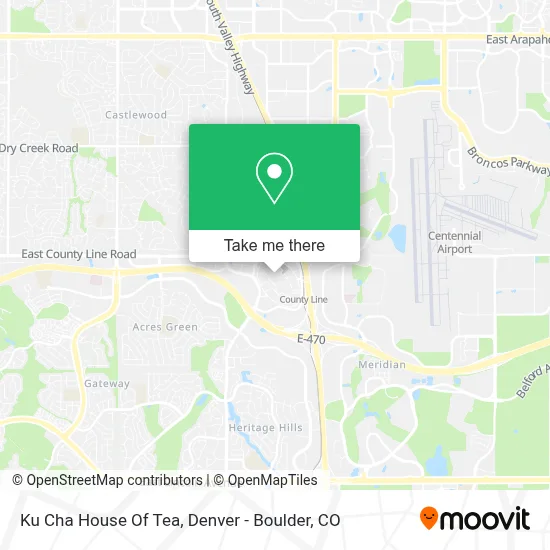 Ku Cha House Of Tea map
