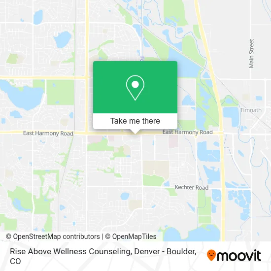 Rise Above Wellness Counseling map