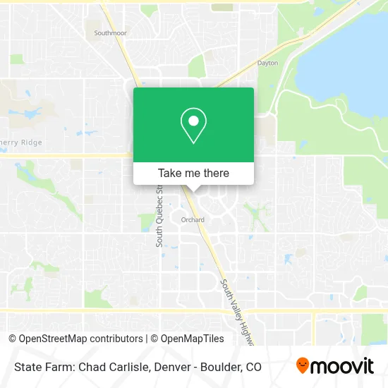 State Farm: Chad Carlisle map
