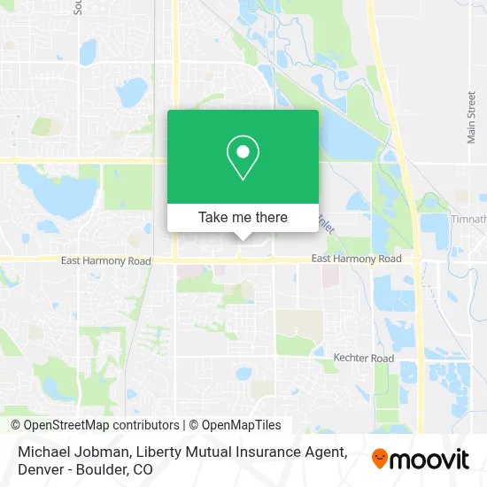 Michael Jobman, Liberty Mutual Insurance Agent map