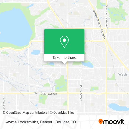 Keyme Locksmiths map