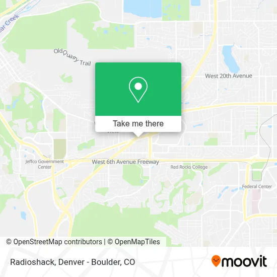 Radioshack map