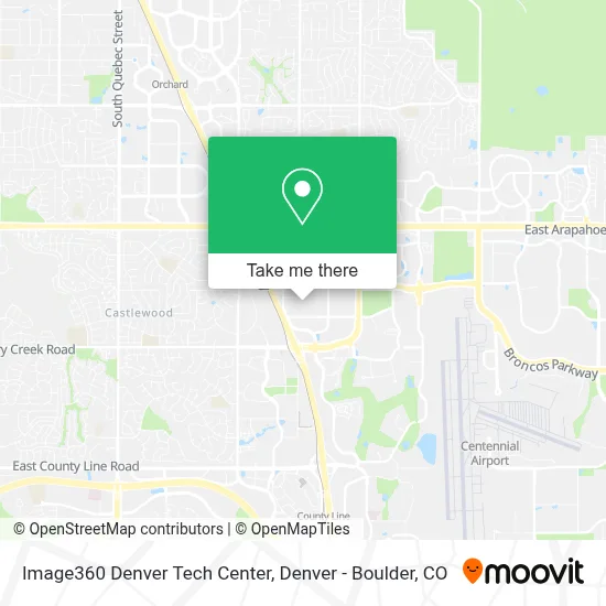 Image360 Denver Tech Center map
