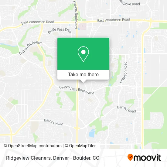 Ridgeview Cleaners map
