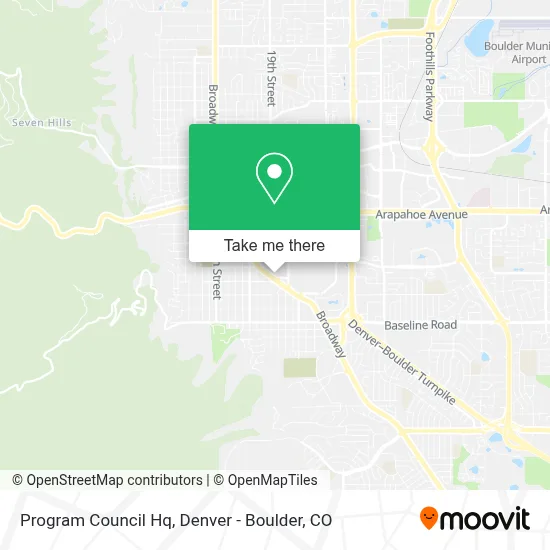 Program Council Hq map