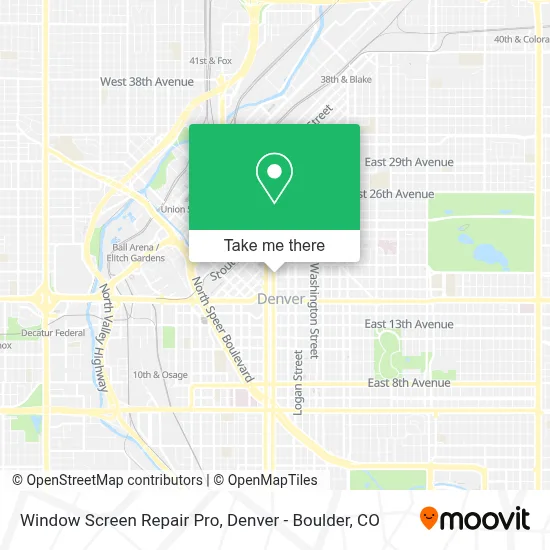 Window Screen Repair Pro map