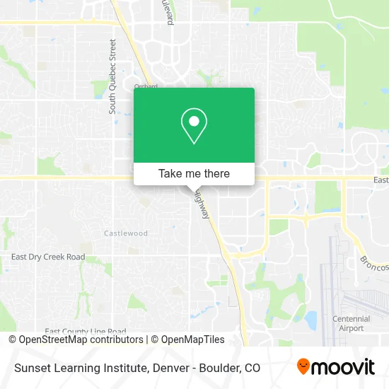 Sunset Learning Institute map