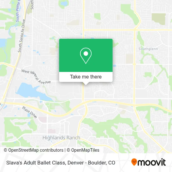 Slava's Adult Ballet Class map