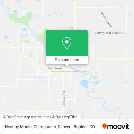 Healthy Moose Chiropractic map