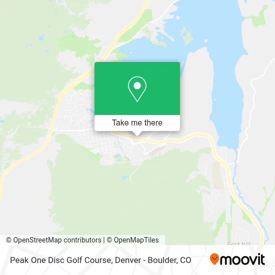 Peak One Disc Golf Course map