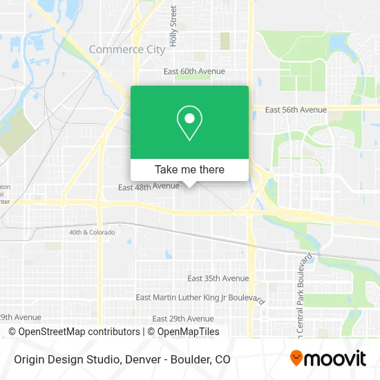 Origin Design Studio map