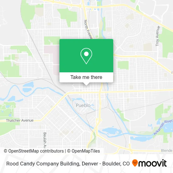 Rood Candy Company Building map