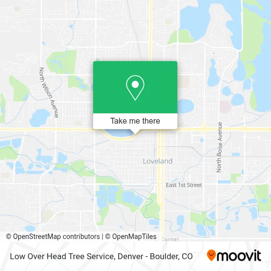 Low Over Head Tree Service map