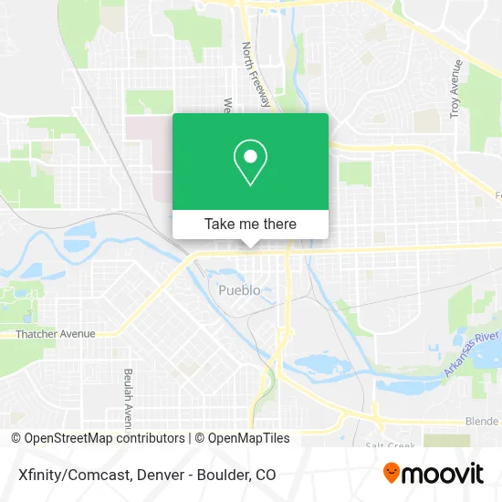 Xfinity/Comcast map