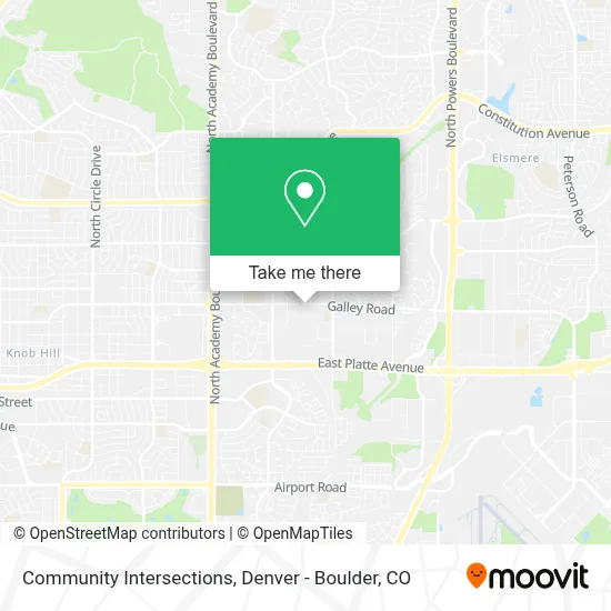 Community Intersections map