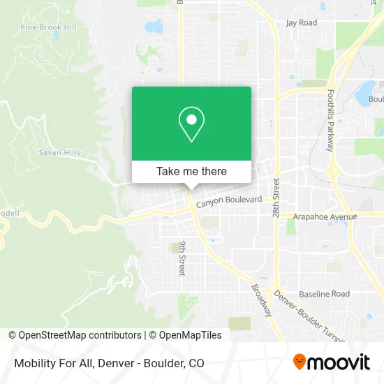 Mobility For All map