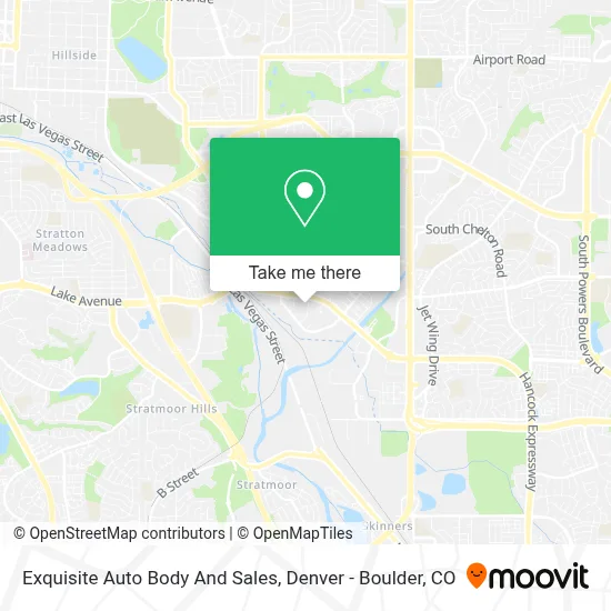 Exquisite Auto Body And Sales map