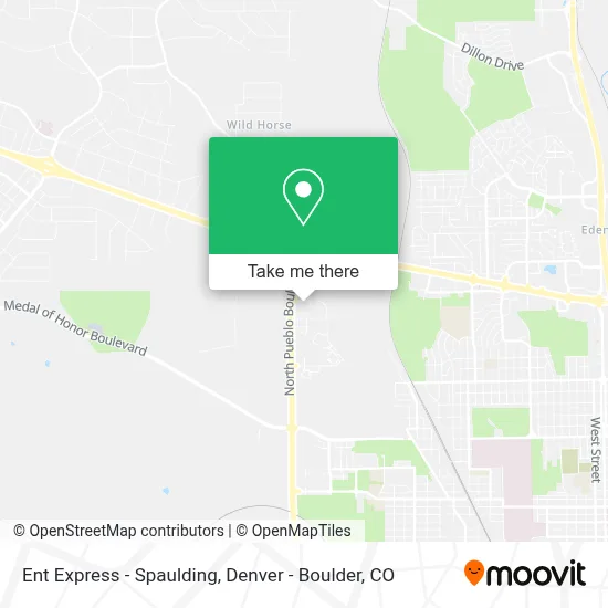 Ent Express - Spaulding map