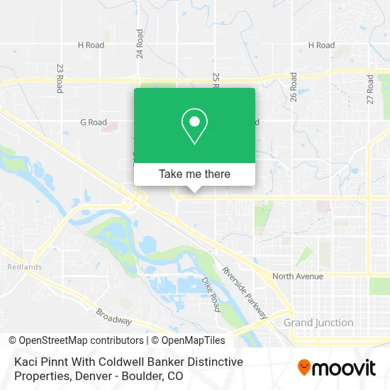 Kaci Pinnt With Coldwell Banker Distinctive Properties map