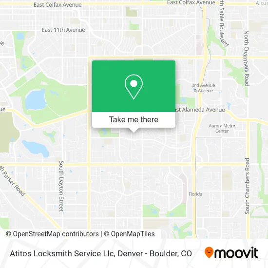 Atitos Locksmith Service Llc map