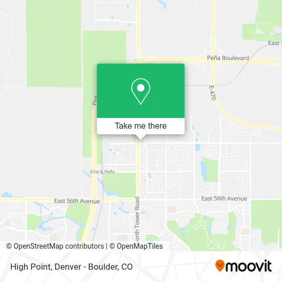 High Point map