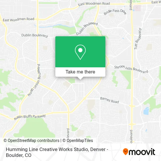 Humming Line Creative Works Studio map