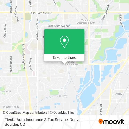 Fiesta Auto Insurance & Tax Service map
