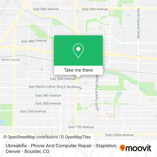Ubreakifix - Phone And Computer Repair - Stapleton map