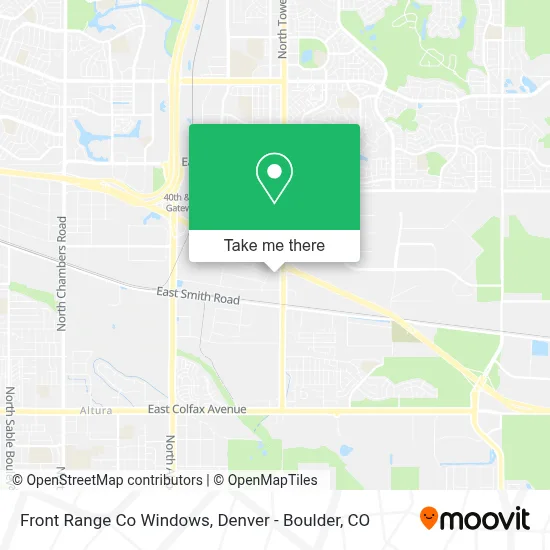 Front Range Co Windows map
