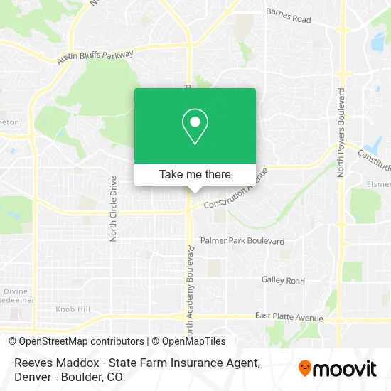 Reeves Maddox - State Farm Insurance Agent map