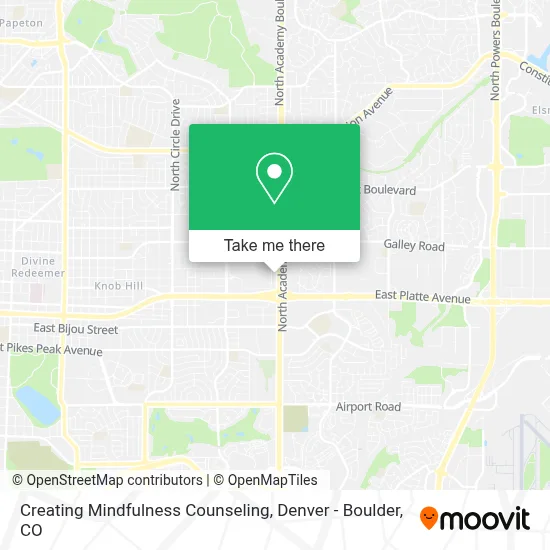 Creating Mindfulness Counseling map