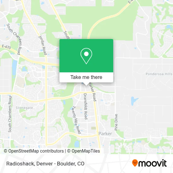 Radioshack map