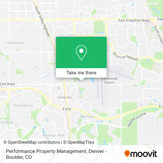 Performance Property Management map