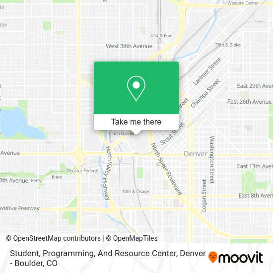 Student, Programming, And Resource Center map