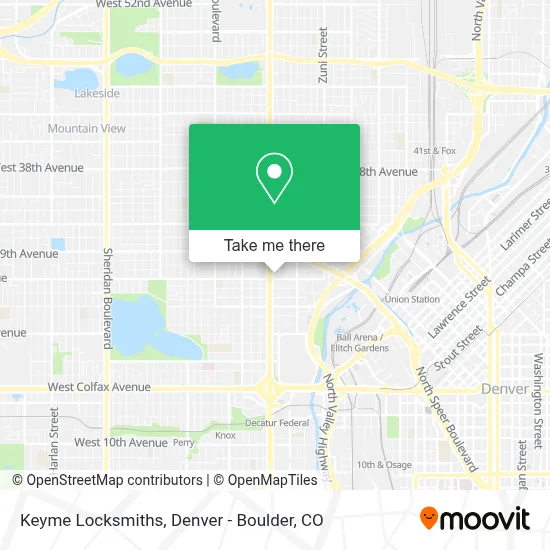 Keyme Locksmiths map
