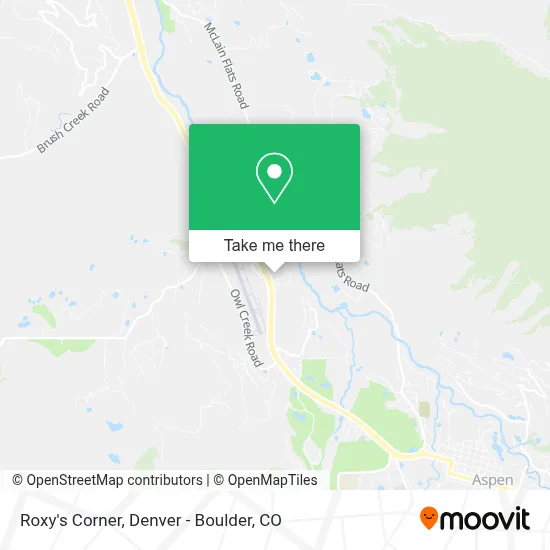 Roxy's Corner map