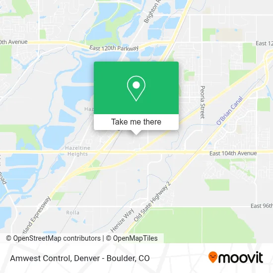 Amwest Control map