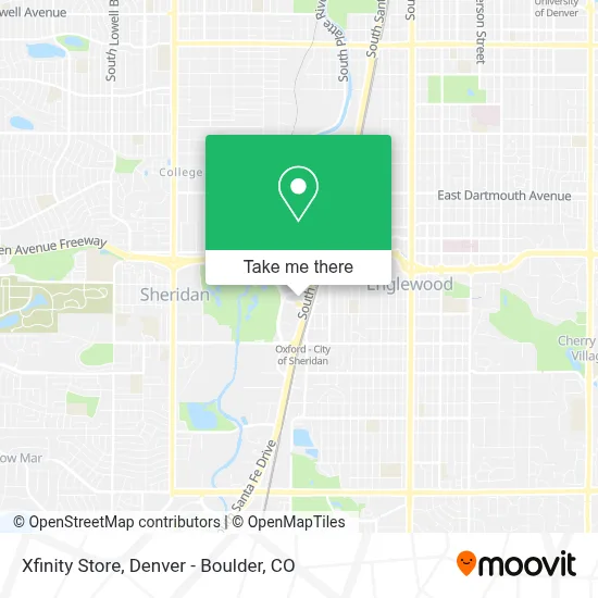 Xfinity Store map