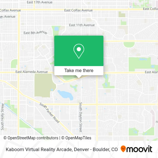 Kaboom Virtual Reality Arcade map