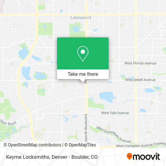 Keyme Locksmiths map