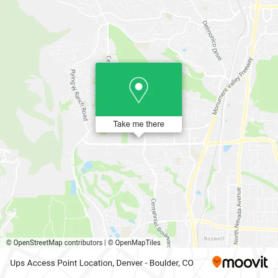 Ups Access Point Location map